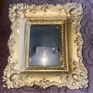 BWM CO 105 Metal Frame Vintage Ornate 5”x5”.5 Antique